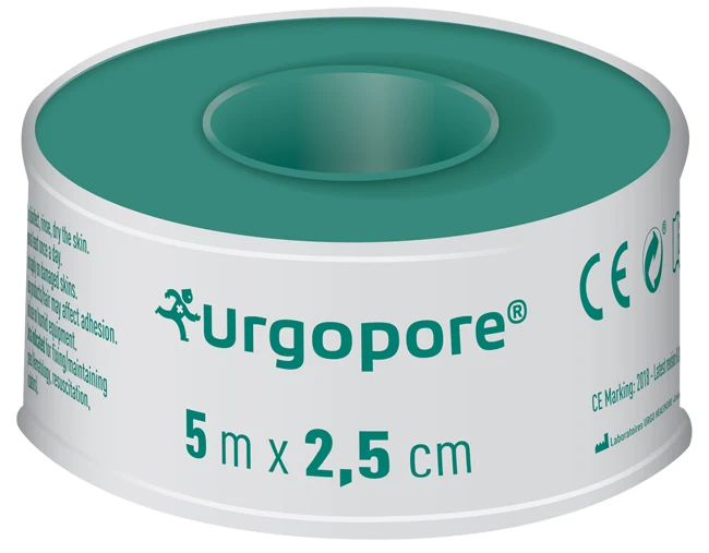 Cerotto in rocchetto urgo urgopore 5 m x 2,5 cm