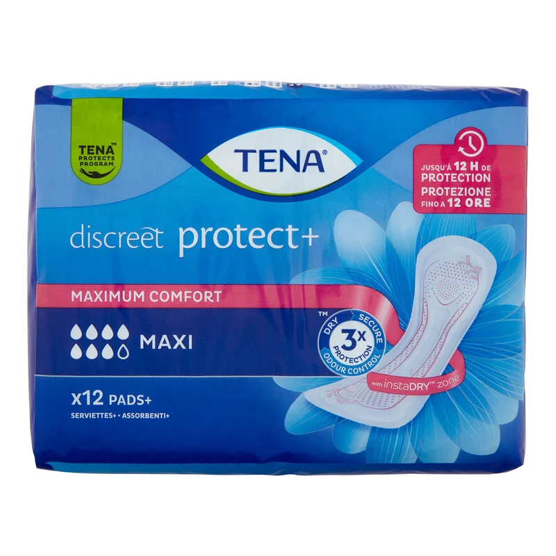 Tena Discreet Maxi — Protezione Assorbente 12 pezzi · Vendita all'ingrosso a cartone