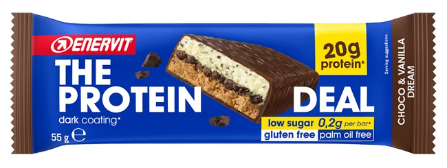 Enervit Protein barretta cioccolato e vaniglia 55g