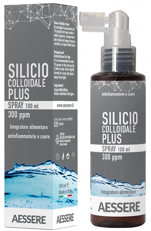 Silicio colloidale plus spray 300ppm 100 ml