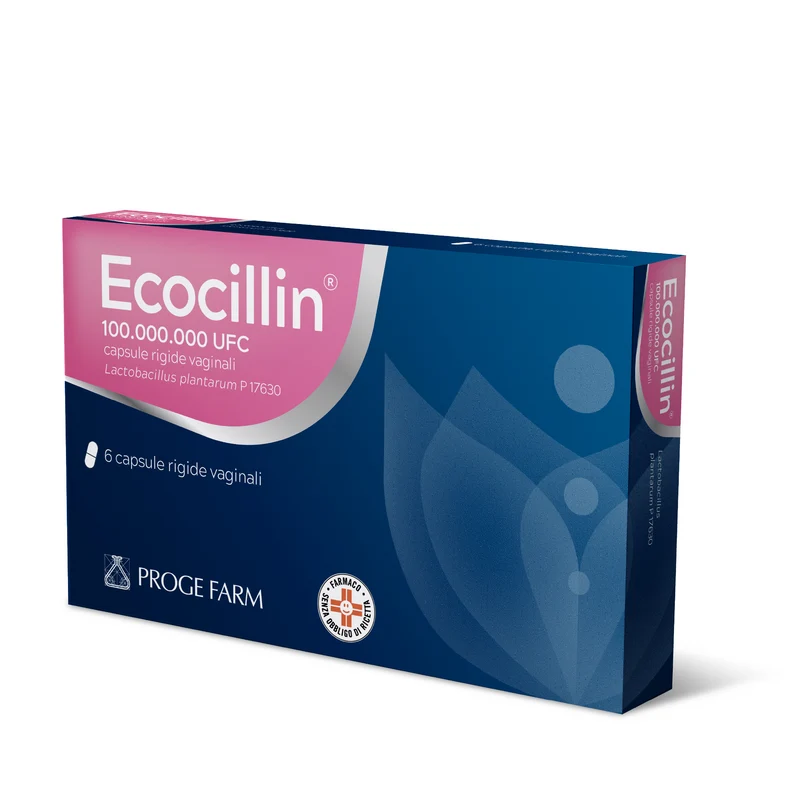 Ecocillin 100.000.000 ufc capsule molli vaginali ecocillin 100.000.000 ufc capsule rigide vaginali lactobacillus plantarum p 17630