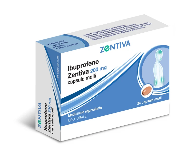 Ibuprofene zentiva 200 mg capsule molli ibuprofene zentiva 400 mg capsule molli medicinale equivalente