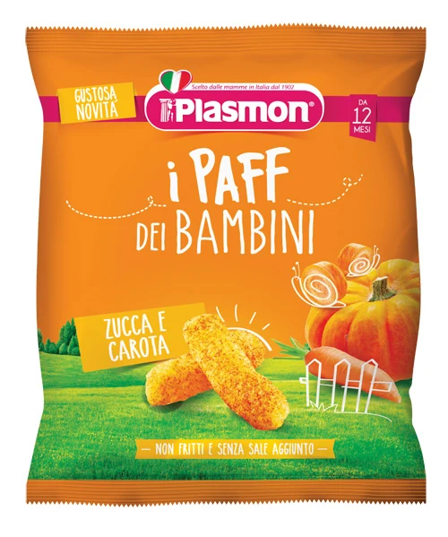 Plasmon dry snack paff zucca carote 15 g
