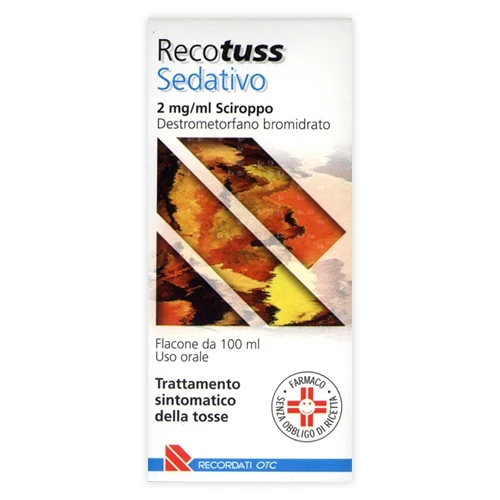 Recotuss sedativo 2 mg/ml sciroppo destrometorfano bromidrato