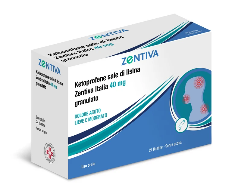 Ketoprofene sale di lisina zentiva italia 40 mg granulato ketoprofene sale di lisina
