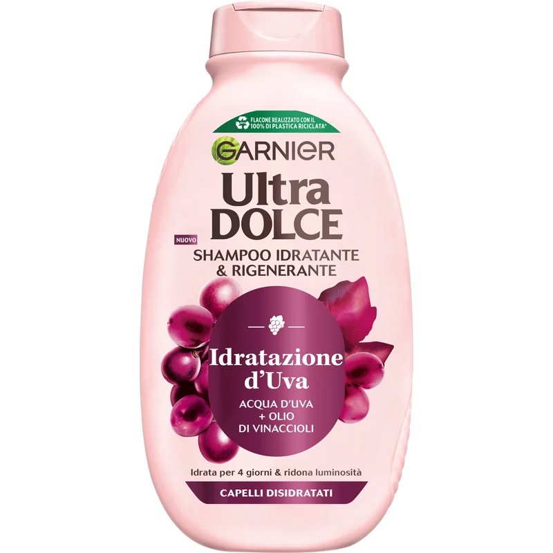 Garnier Ultra Dolce Shampoo 250 ml — Cartone intero da 6 confezioni