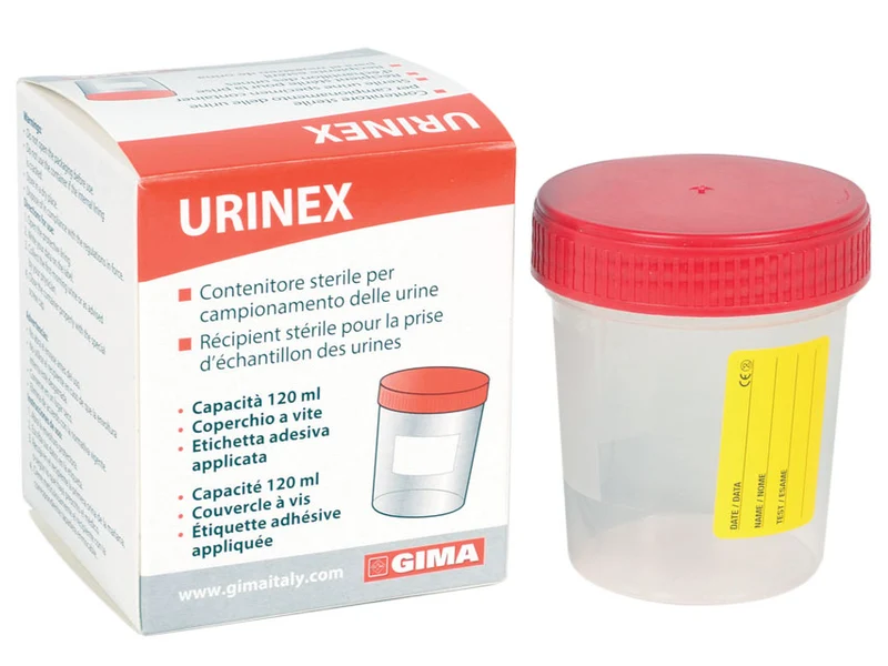 Contenitore Urine 120 ml - scatola singola - sterile conf. 100 pz.