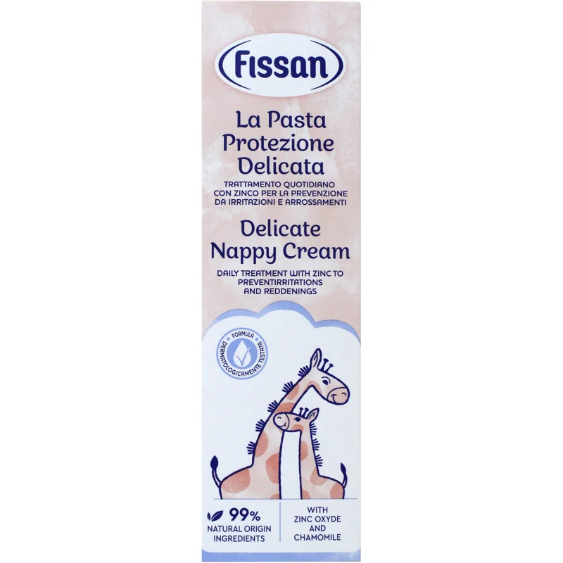 Fissan Pasta 100g — Pasta Protettiva per Pelle Delicata · Cartone 6 confezioni