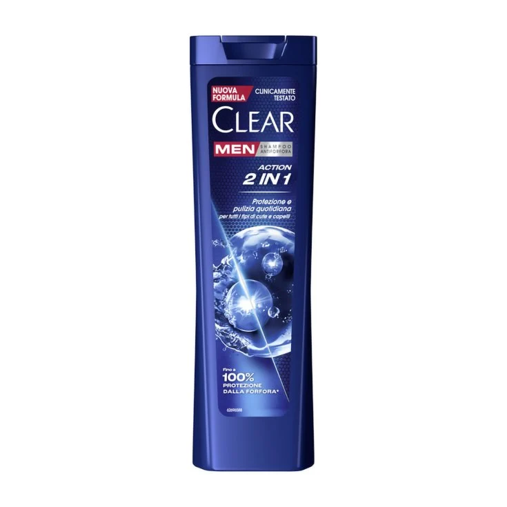 Clear Shampoo 225 ml — Cura Capelli · Cartone da 12 flaconi