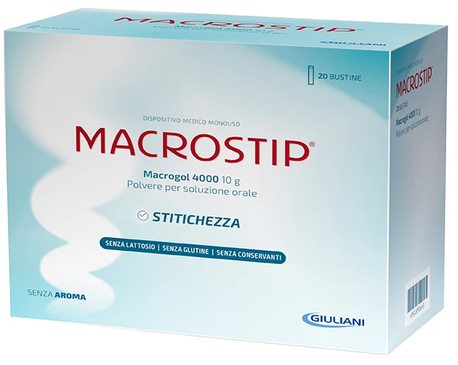 Macrostip 20 bustine 10 g senza glutine senza lattosio
