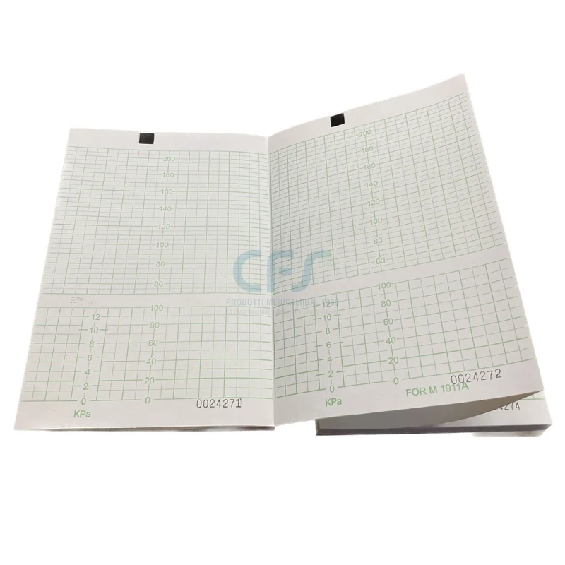 Carta termica per ECG HEWLETT PACKARD M1911A/KB 3002025 - Pacchetto (zFold) compatibile