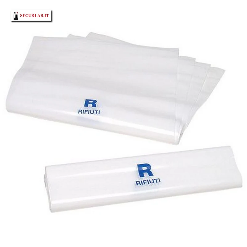 Sacchetti monouso per rifiuti sanitari 180x250mm