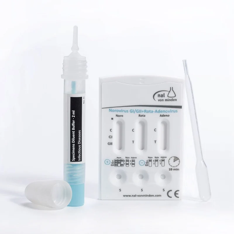 NADAL® Norovirus GI/GII+Rota-Adenovirus 10 Test