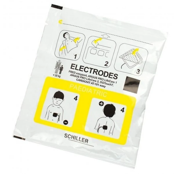 Piastre per defibrillazione SCHILLER Fred Easyport/Fred PA-1/DefiSign LIFE - Pediatriche (coppia) - Originali