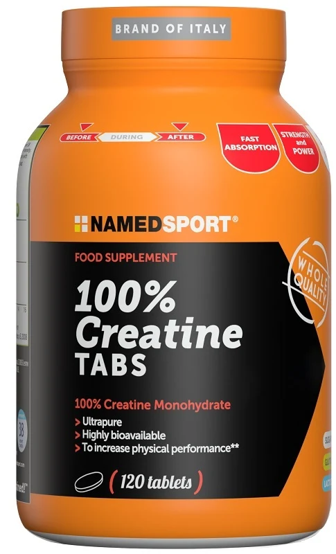 100% Creatine Tabs 120 Compresse