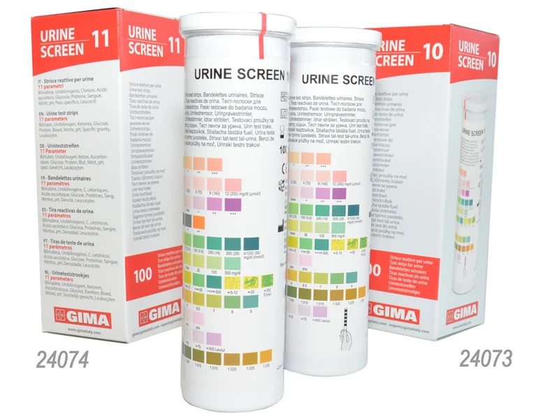 Strisce urina in flacone - 11 parametri - conf.100