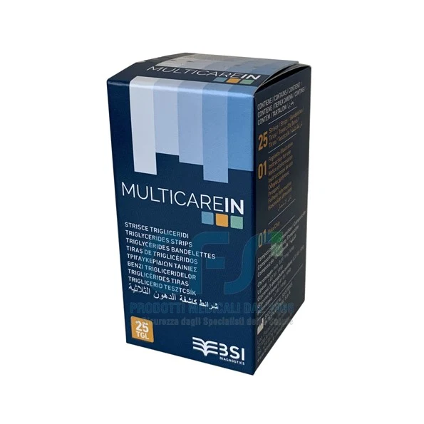 Strisce Multicare IN Trigliceridi (25 strisce)