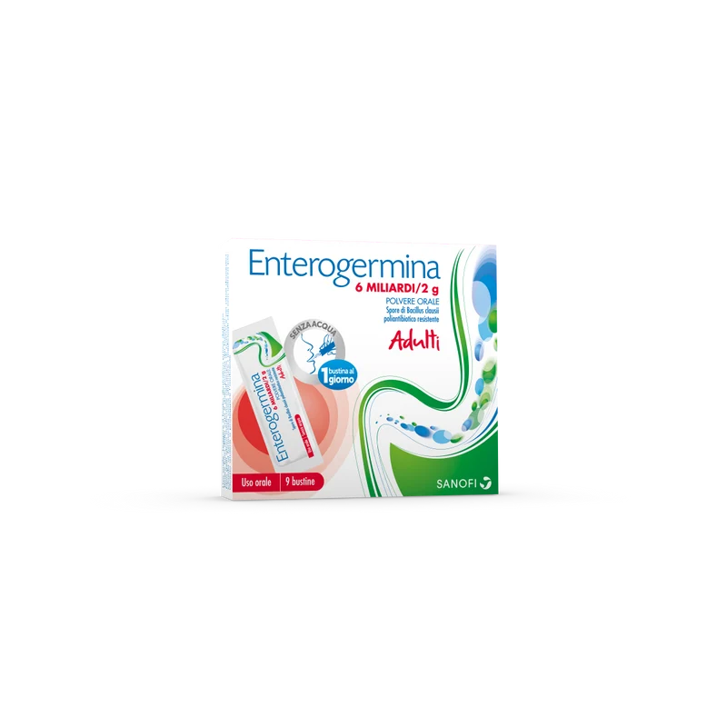 Enterogermina Sospensione Orale 9 Bustine 6mld/2g