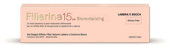 Fillerina 15 ha labbra e bocca gel bio g5