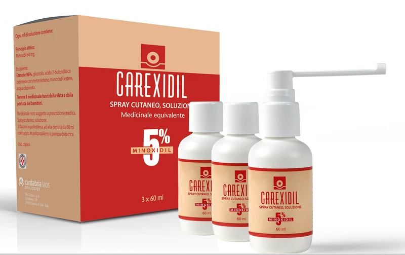 Carexidil*3Fl Soluz Cut 60ml5%