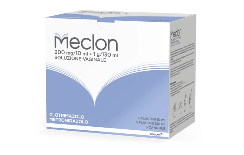 Meclon Soluzione vaginale 5 flaconi