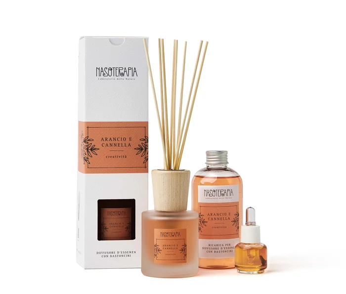 Diffusore bastoncini arancio cannella 100 ml