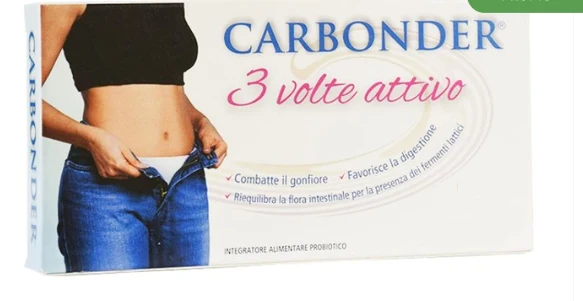 Carbonder - Integratore per Flora Intestinale 40 Compresse
