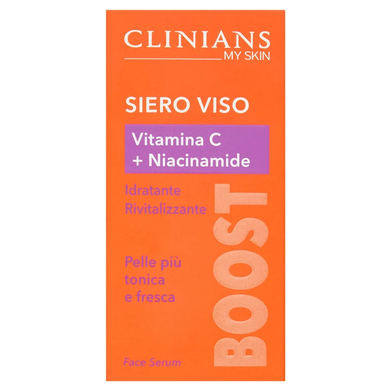 Clinians My Skin Siero Viso 30ml con Vitamina C – Cartone 6 pz