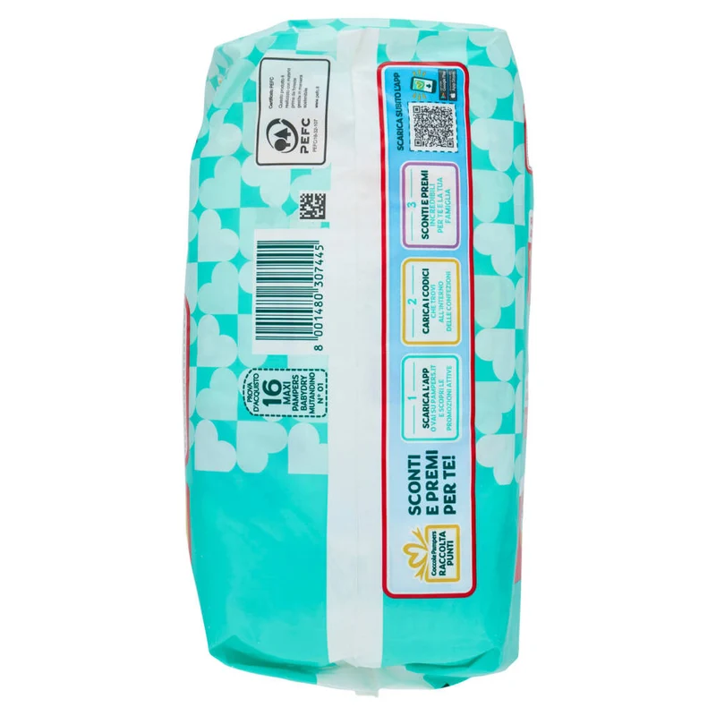 Pampers Baby-dry Mutandina X16 Maxi Tg 4 – Cartone 4 pz