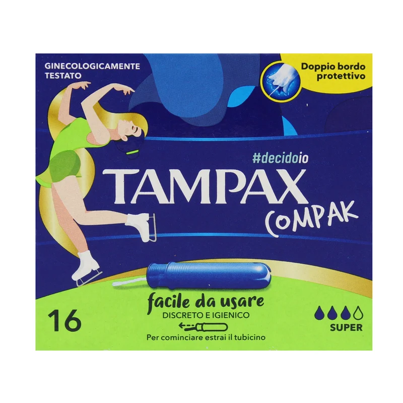 Tampax Compak pz 16 Super – Cartone 12 pz