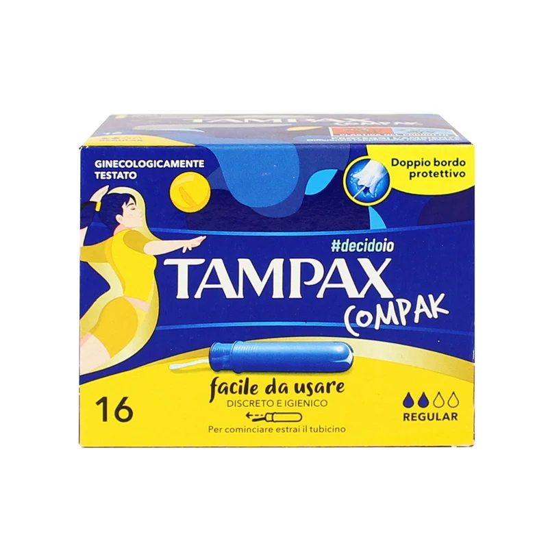Tampax Compak pz 16 Regular – Cartone 12 pz