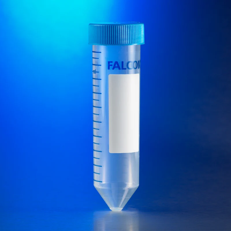 Provette a fondo conico 50ml Falcon con tappo a vite sterile - conf. 500 pz.