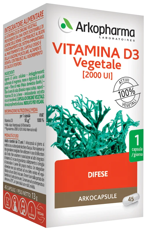 Arkocompresse Vitamina D3 Veg 45Compresse