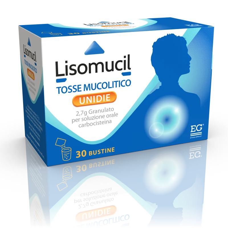 Lisomucil tosse mucolitico unidie 2,7 g granulato per soluzione orale carbocisteina medicinale equivalente