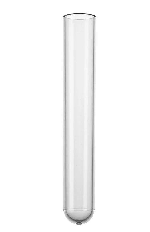 Provette cilindriche tipo Sorwall mm 12x75 - 5 ml - in PS senza bordo - conf.4000 pz (in sacchetti da 250 pz.)