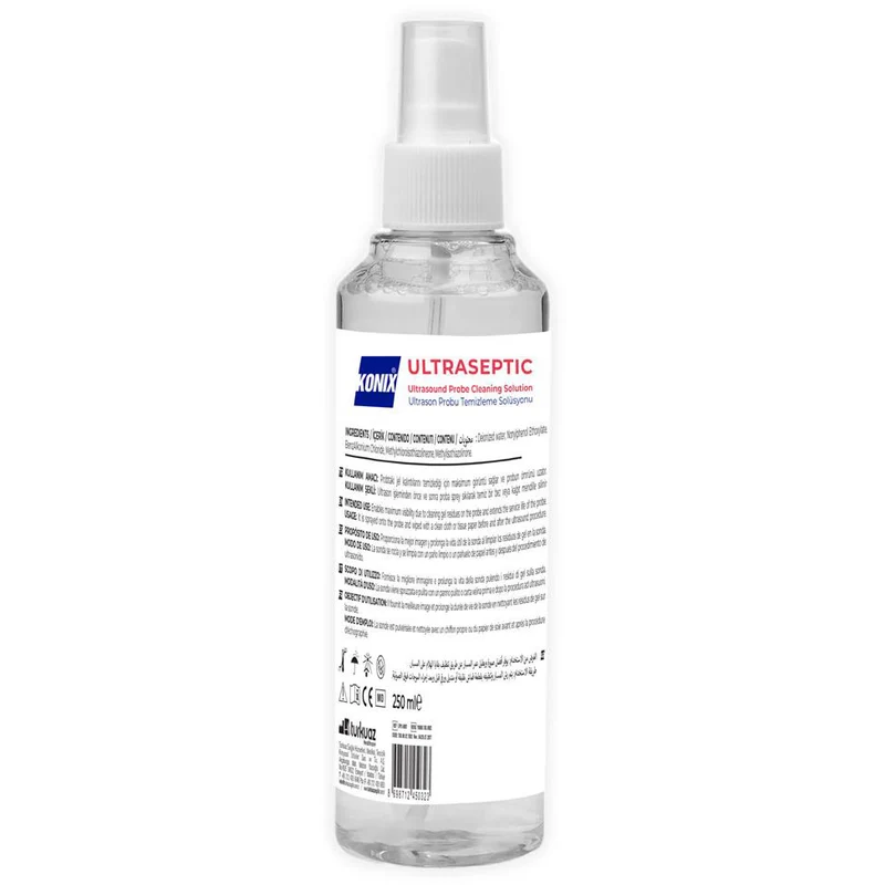 Detergente spray Konix per sonde ultrasuoni - Flacone 250 ml
