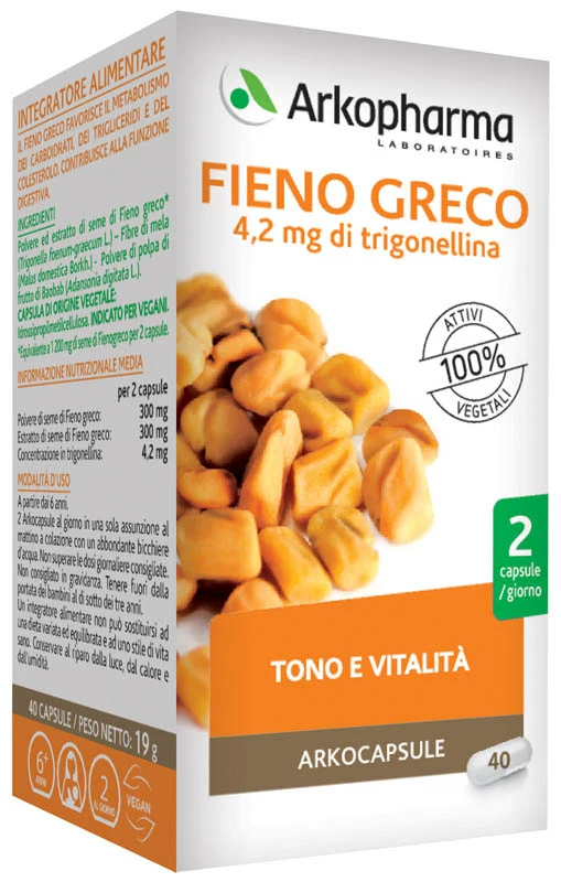 Arkocompresse Fieno Greco Bio 40Compresse