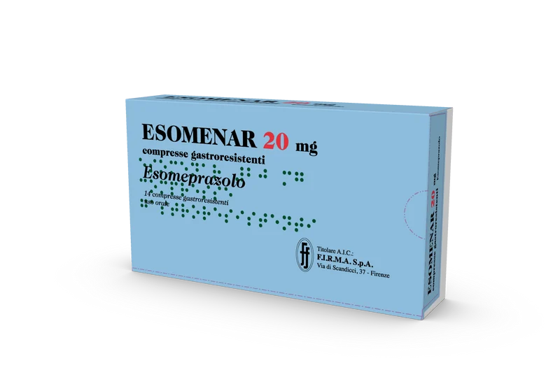 Esomenar 20 mg compresse gastroresistenti esomeprazolo