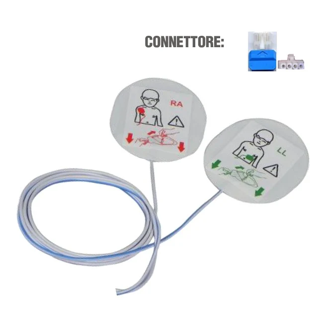 Elettrodi defibrillazione compatibili SCHILLER/ESAOTE - Pediatrici