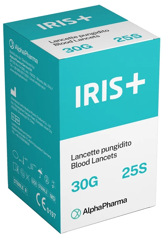 Lancette pungidito iris+ 30 gauge 25 pezzi