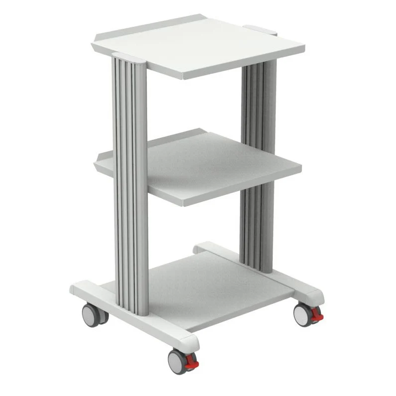 Carrello in alluminio SMART - 3 ripiani mm 360 x 400