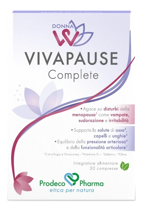 Donnaw vivapause complete 30 compresse