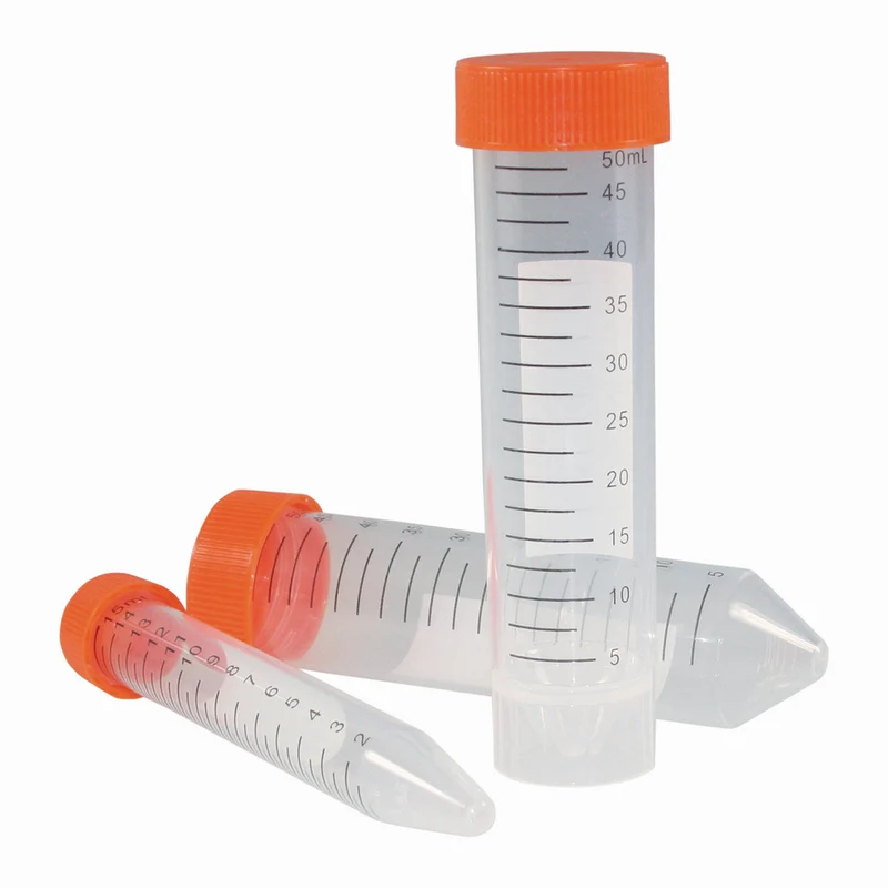 Provette per centrifuga, PP, 15 ml, sterili, conica, H 119,6 mm - Conf. 500 pz