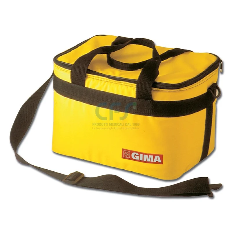 Borsa termica GIMA in nylon gialla