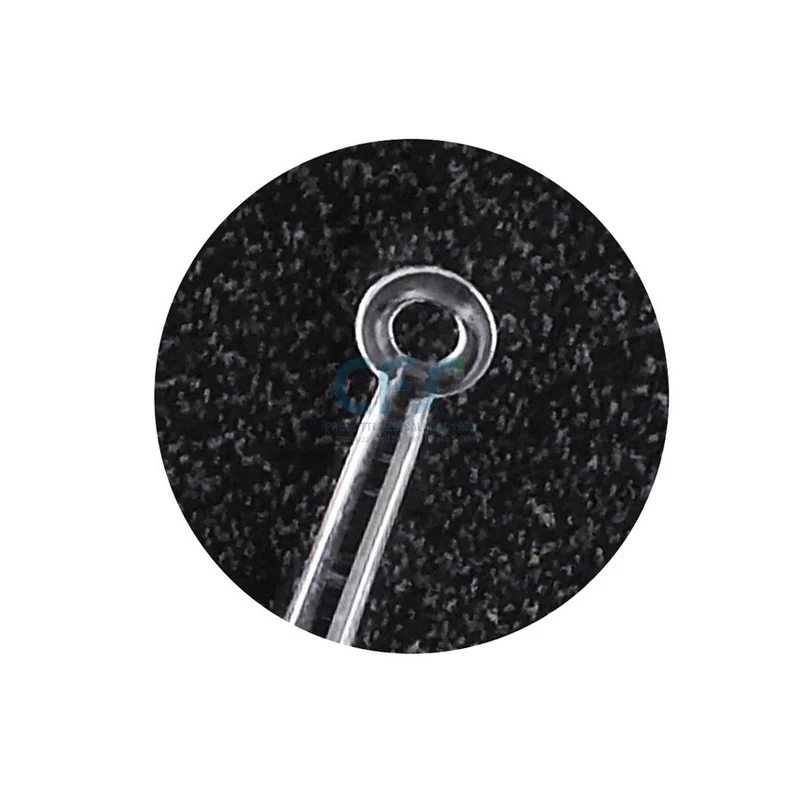 Curettes per ORL Angleloop trasparente - illuminatore LED e lente (Conf. 50 pz.)
