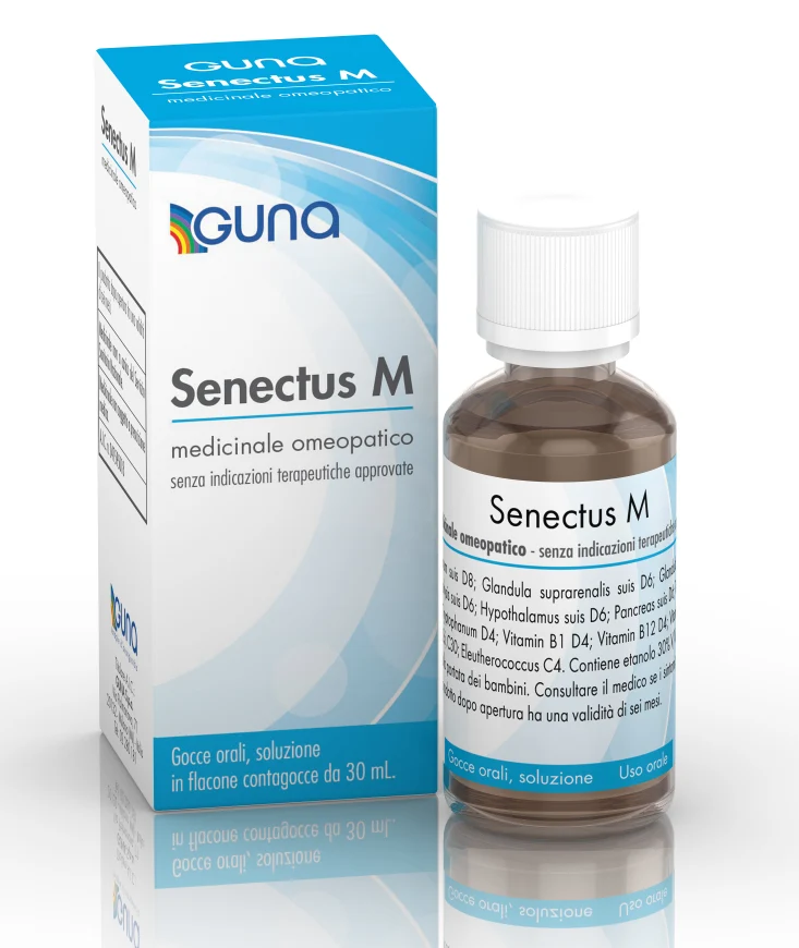 Senectus m gocce orali soluzione medicinale omeopatico senza indicazioni terapeutiche approvate