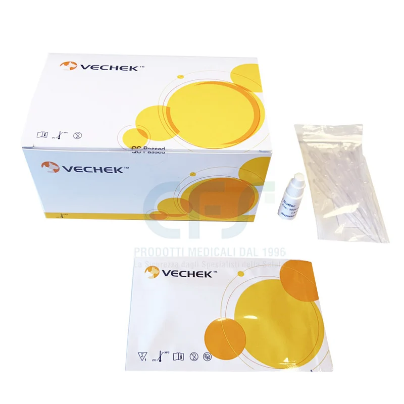 Test rapido veterinario a cassetta VECHEK per antigene CHW (conf. 10 test)