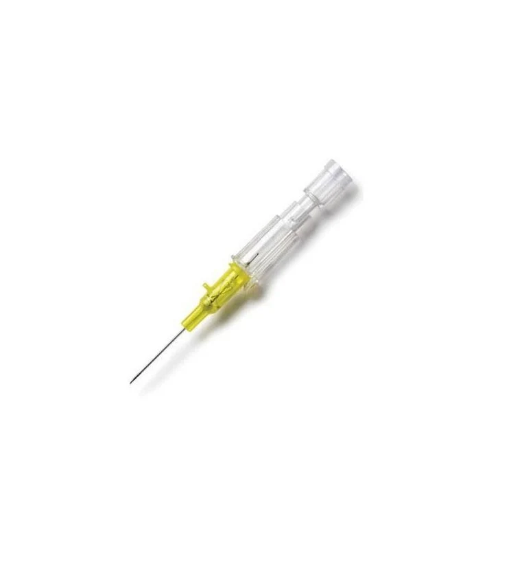 Introcan Certo aghi cannula monovia senza alette 24Gx19mm - Giallo - Conf.50 pz.