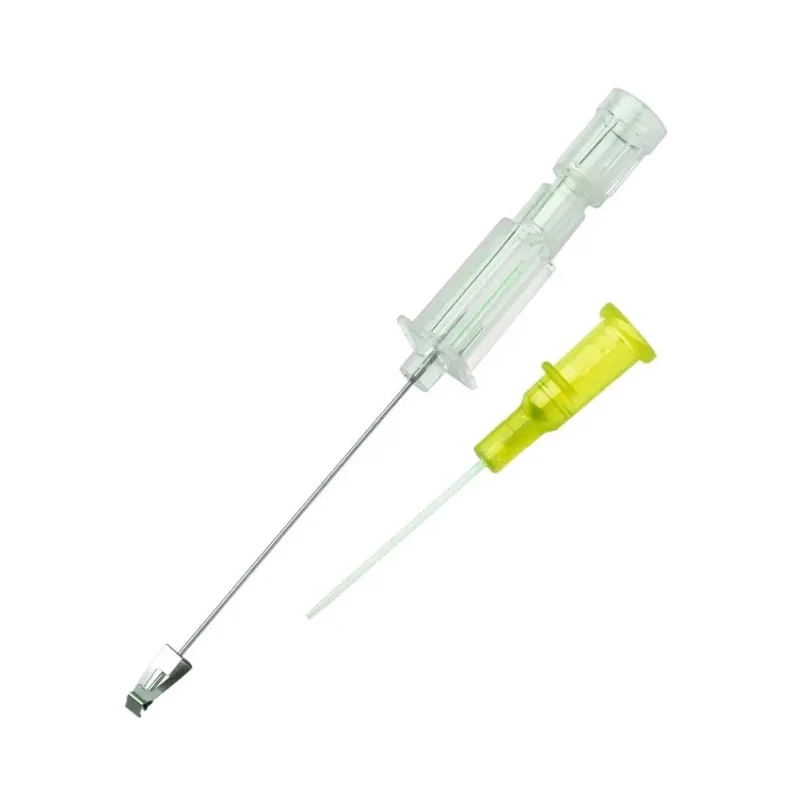 Introcan Safety Aghi cannula monovia di sicurezza 24Gx19mm - giallo - conf.50