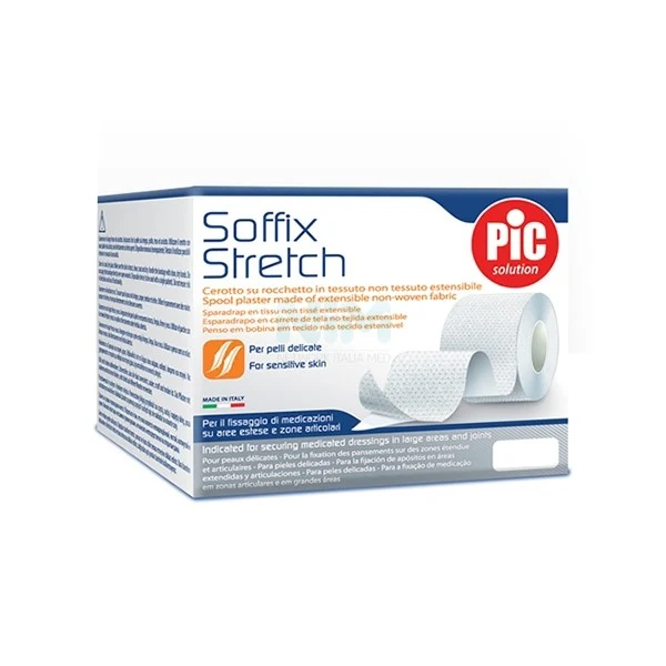 Cerotto rotolo Pic Soffix Stretch in TNT - cm 10 x 10 mt